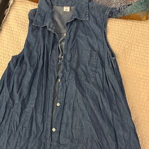 Old Navy Blue Denim Top